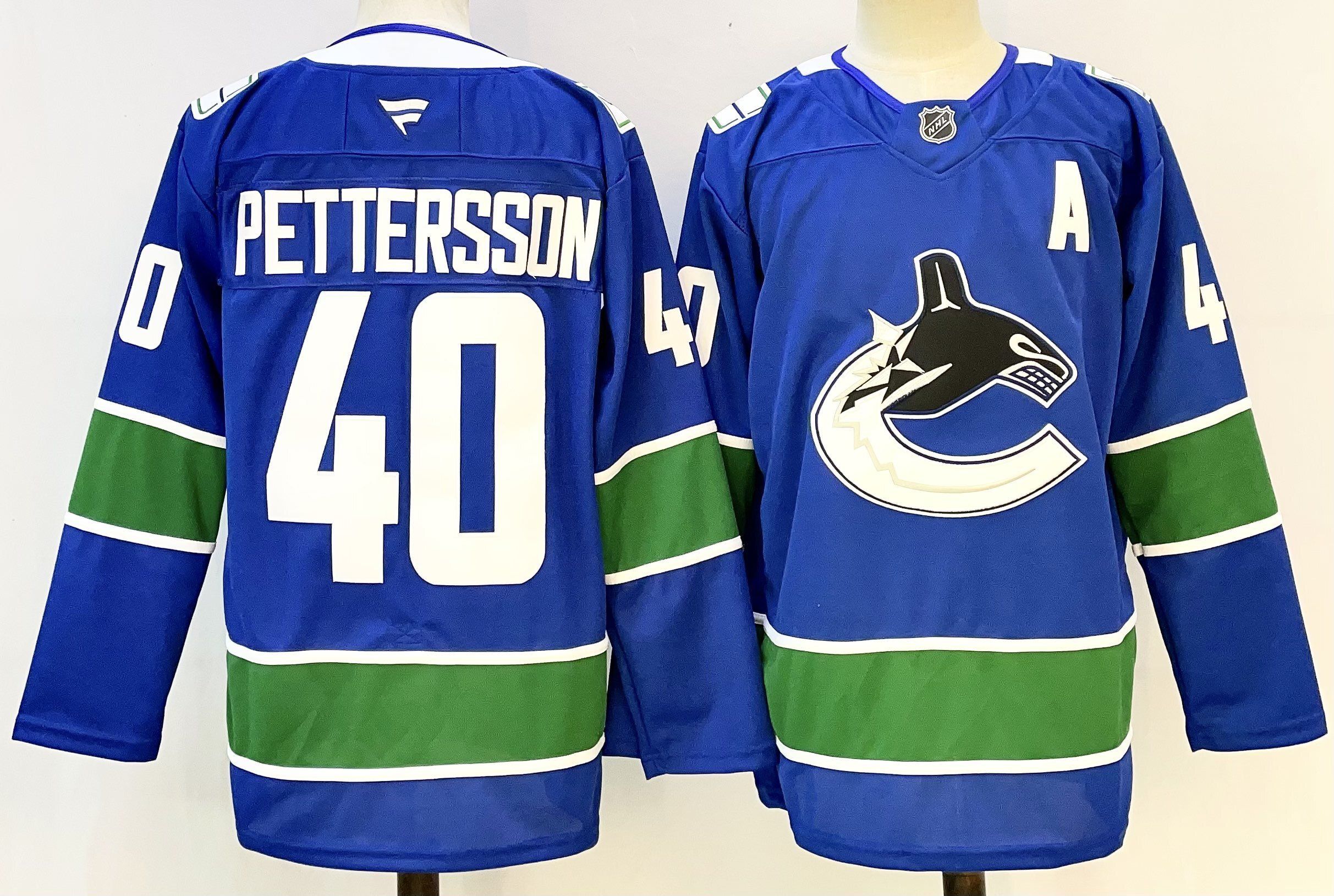 Men Vancouver Canucks #40 Pettersson Blue 2026 Adidias NHL Jersey style 001
